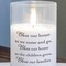 Edge Collection - 5" x 3" - White - Inspirational Flameless LED Candle - 1 Piece